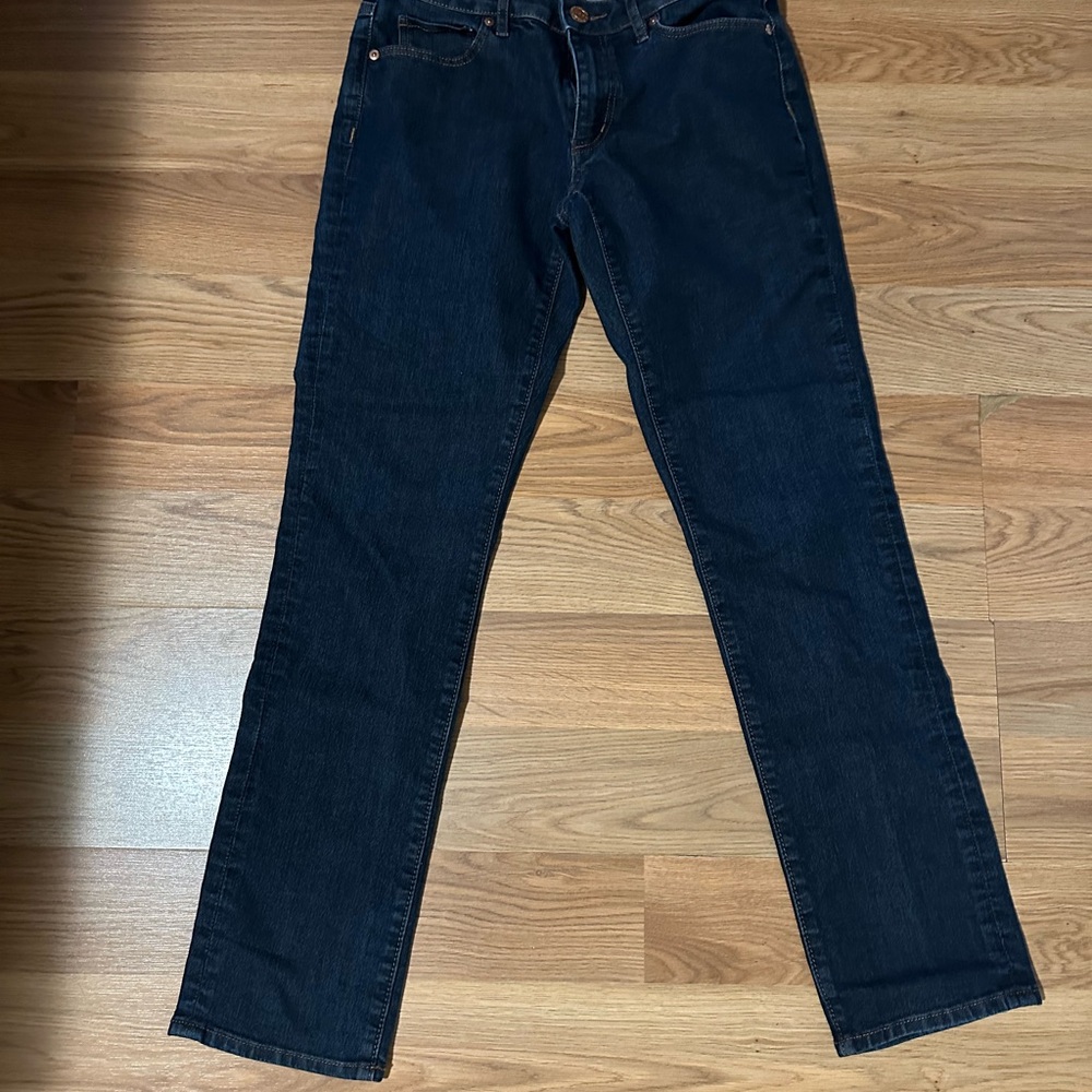 LOFT Indigo Curvy Straight Leg Women's Jeans